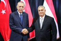 Erdogan och Orban på plats i Ungern.