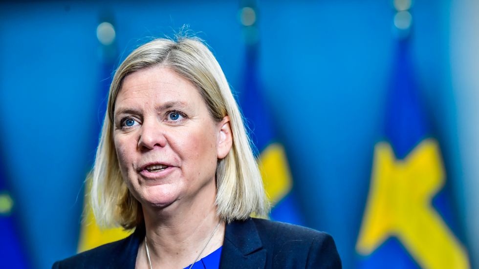Sveriges finansminister Magdalena Andersson (S). 