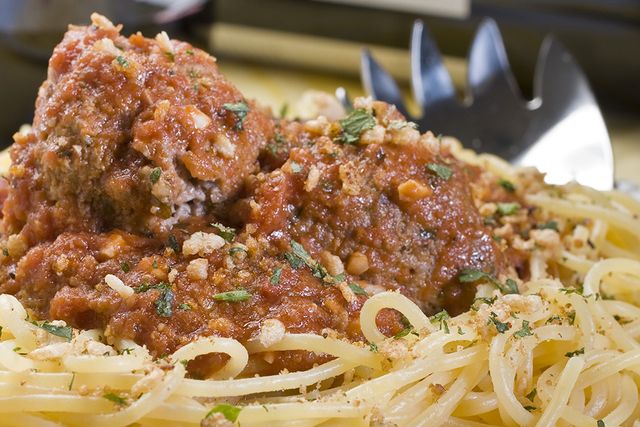 Spagetti med köttfärssås är den vanligaste vardagsrätten