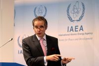Internationella atomenergiorganet IAEA:s chef Rafael Grossi. Arkivbild.