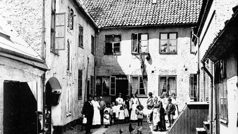I Lund bosatte sig många judar i den fattiga stadsdelen Nöden.     