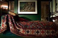 Den persiska mattan låg på Freuds analys-soffa.