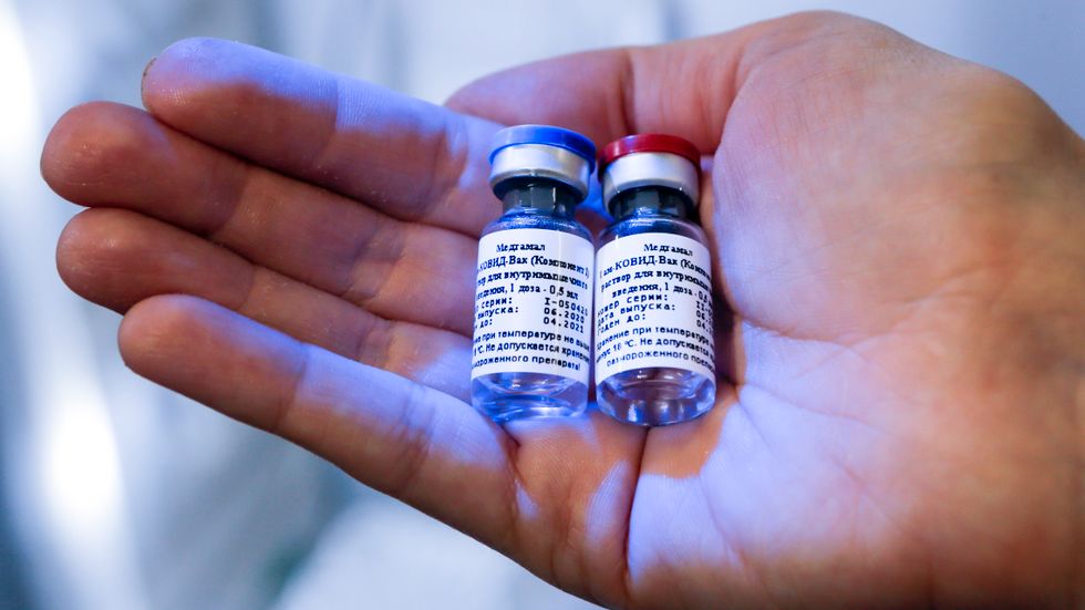 Det nya ryska vaccinet ska testas i Filippinerna. Bilden kommer från den statliga ryska fonden RDIF som finansierar vaccinet. Arkivbild.