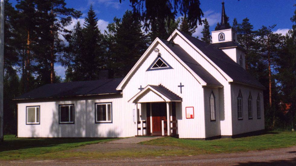 Bönhuset i Östra Falmark, Skellefteå.