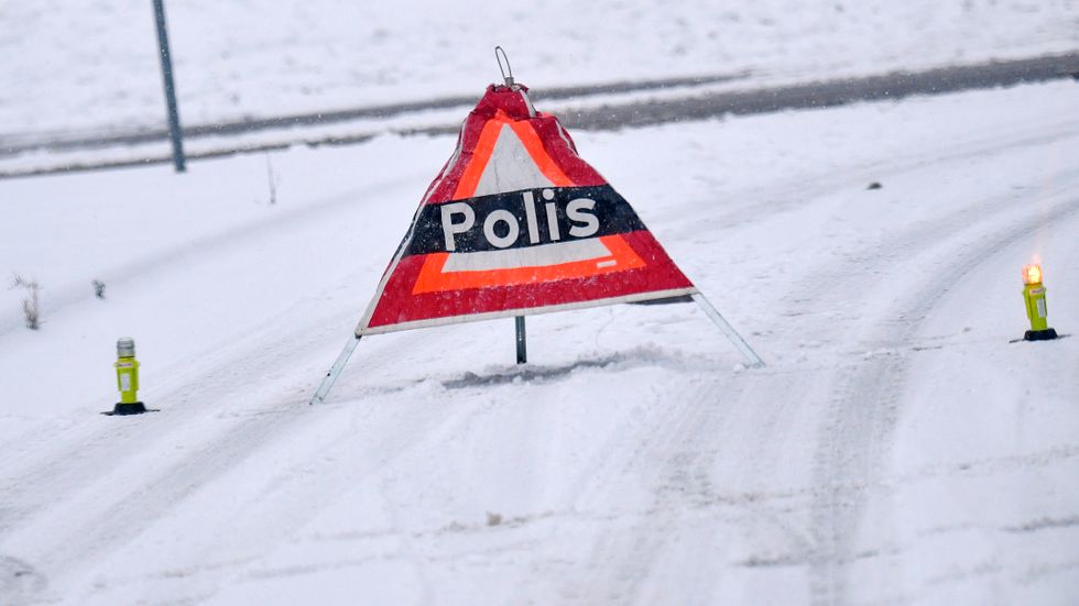 Det är halt på vägarna i nästan hela Sverige. Arkivbild.
