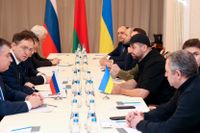 Det förra samtalsmötet mellan Ryssland och Ukraina hölls i måndags i staden Homel i sydöstra Belarus, nära gränsen till Ukraina, och ledde inte till några kända genombrott. Arkivbild.