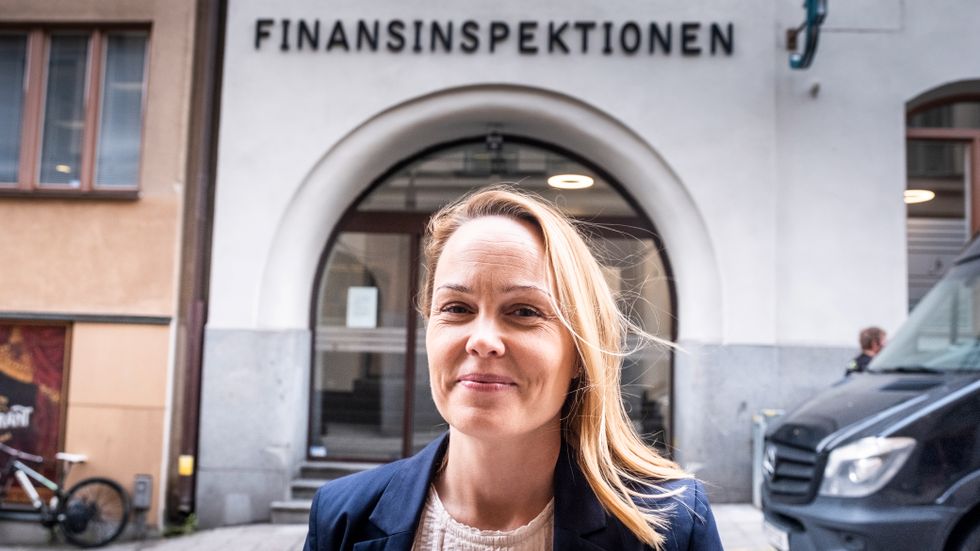 Susanna Grufman över som tillförordnad högste chef för Finansinspektionen.