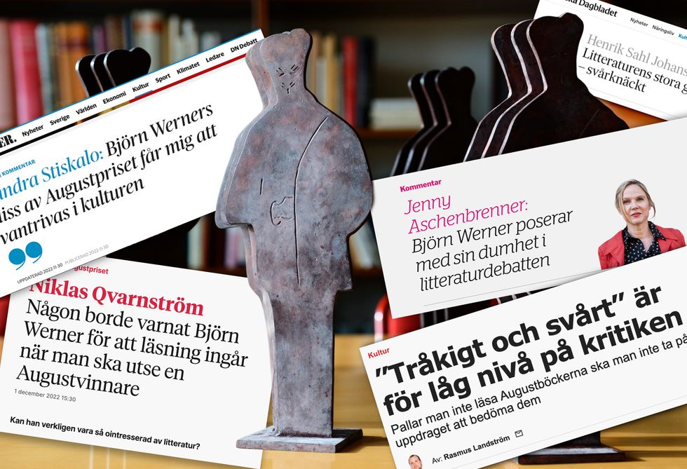 Björn Werners kritik mot Augustpriset har alstrat många repliker i flera tidningar.
