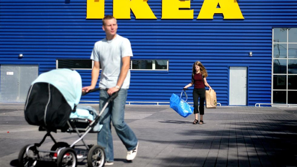 Ikeas varuhus i Kungens kurva.