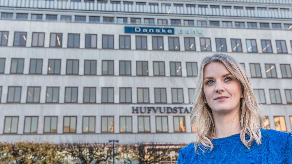Maria Landeborn, sparekonom på Danske Bank. Arkivbild
