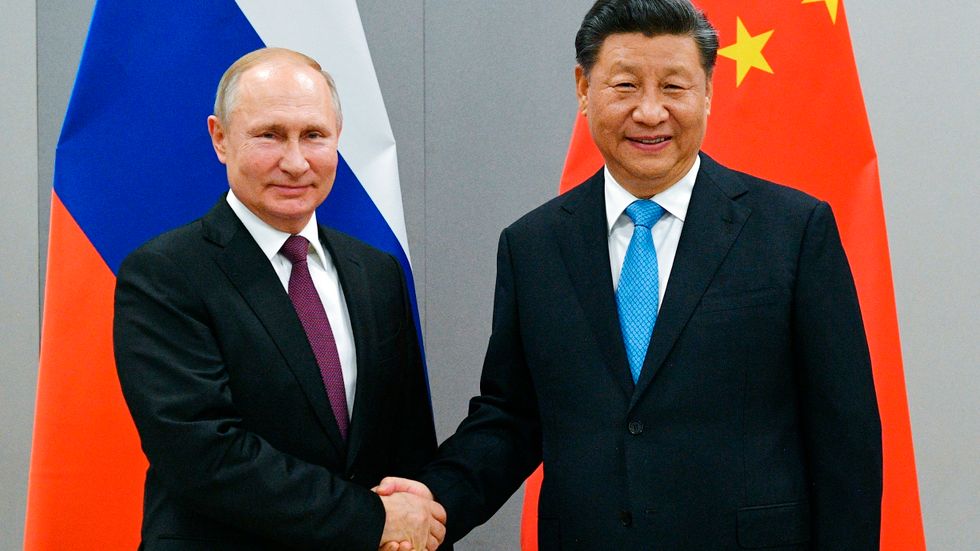 Putin och Xi, frihetens fiender.