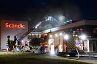 Bilden visar en brand på Scandic Hotel i Malmö från 2016. Scandic Hotels balansräkningen är en av de absolut hårdast drabbade av den nya redovisningsregeln IFRS 16.