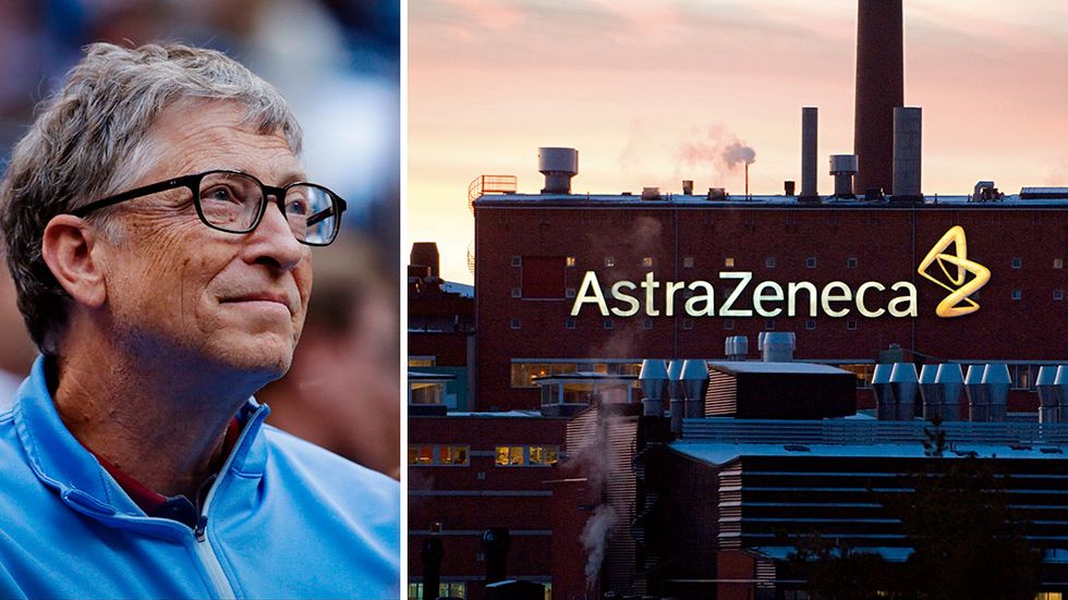 Bill Gates har tecknat ett avtal med Astra Zeneca.