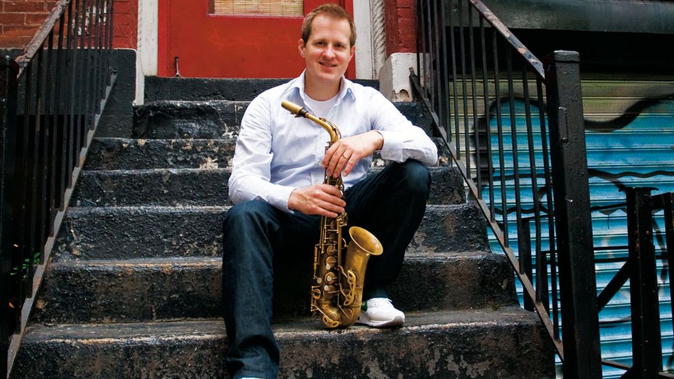 Altsaxofonisten Fredrik Kronkvist.