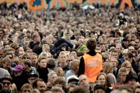 Den danska polisen fick in sex anmälningar om våldtäkt på Roskildefestivalen. Arkivbild.