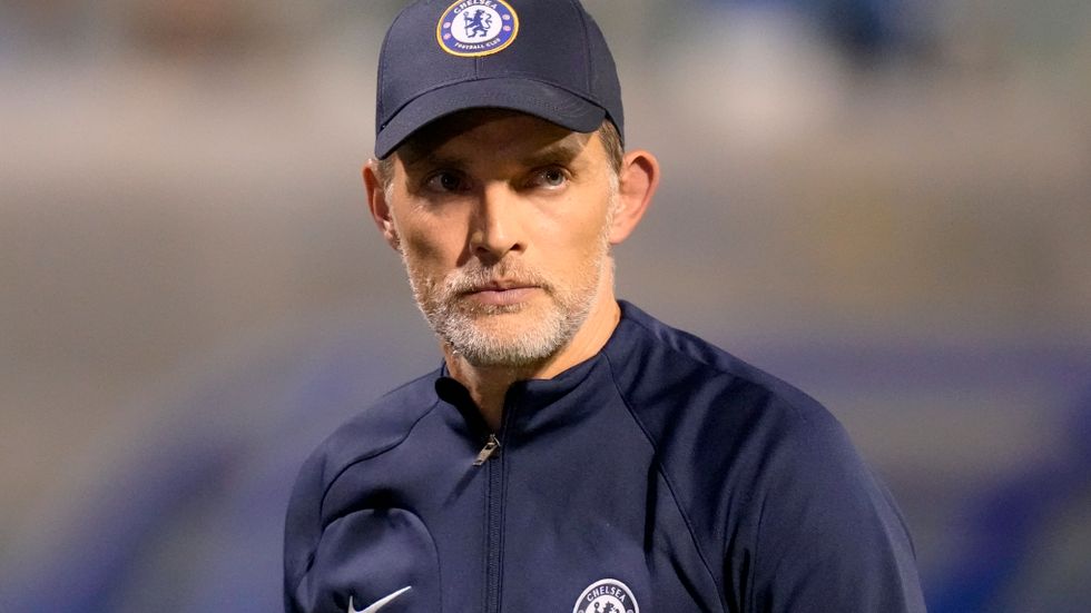 Thomas Tuchel efter förlustmatchen i Champions League som gör att han får sparken som tränare i Chelsea.