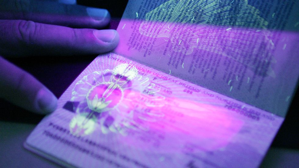 Brittisk nymodighet 2005: biometriska pass.