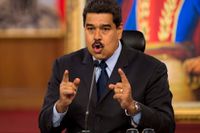 Nej, löftena om socialismens paradis blev inte verklighet den här gången heller. På bild: Venezuelas president Nicolás Maduro.