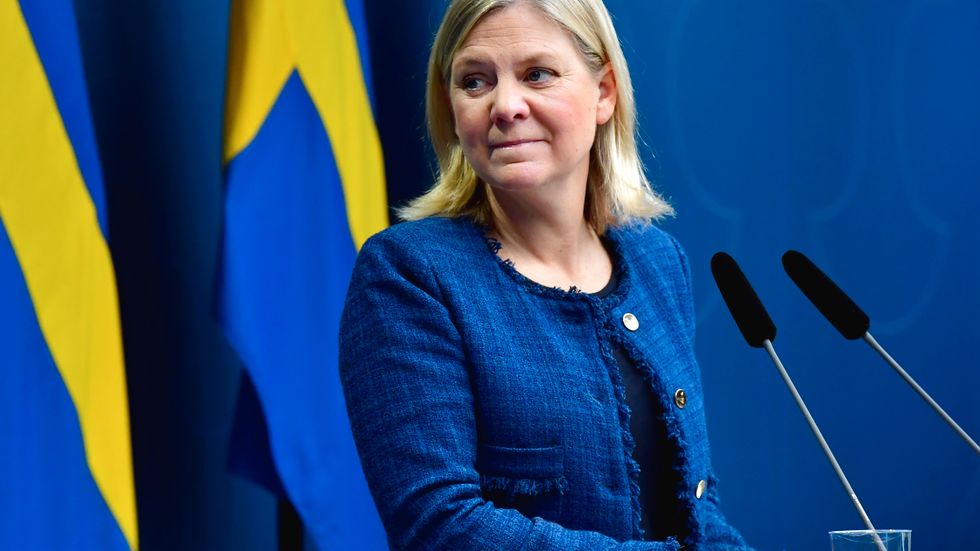 Finansminister Magdalena Andersson utökar likviditetsstödet. Arkivbild.