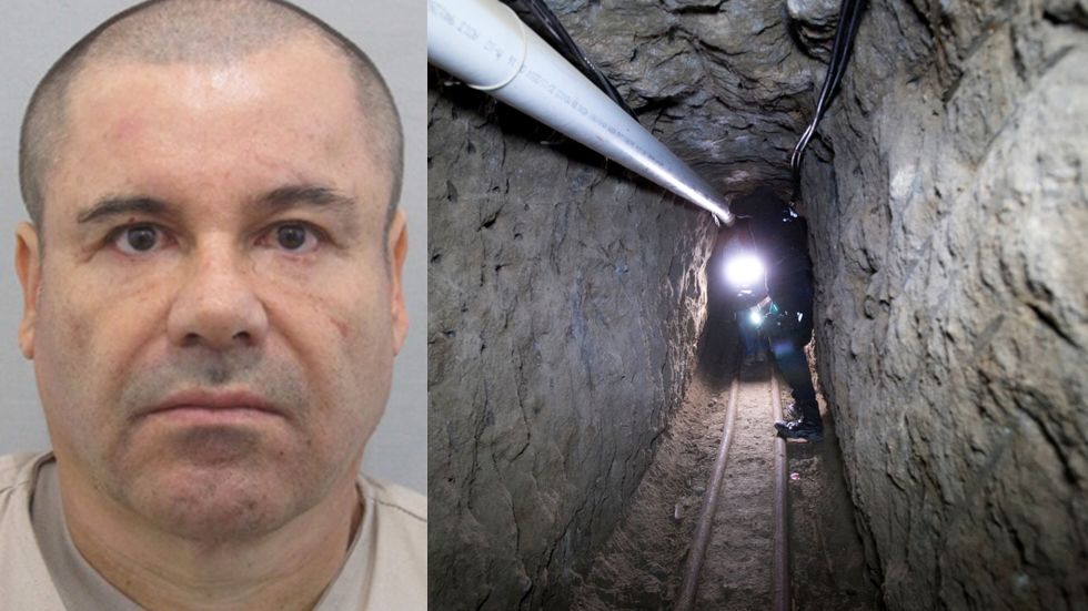 "El Chapo" rymde på lördagen från ett fängelse i Mexiko.