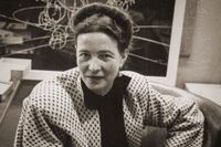 Simone de Beauvoir 1953.