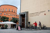 Internationella biblioteket ligger i ett annex vid Stockholms berömda stadsbibliotek. 