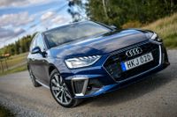 Årets upplaga av Audi A4 har fått nya former runt omupplaga och teknikerna har lyckats stänga ute mycket av oljudet från 40-profilsdäcken.