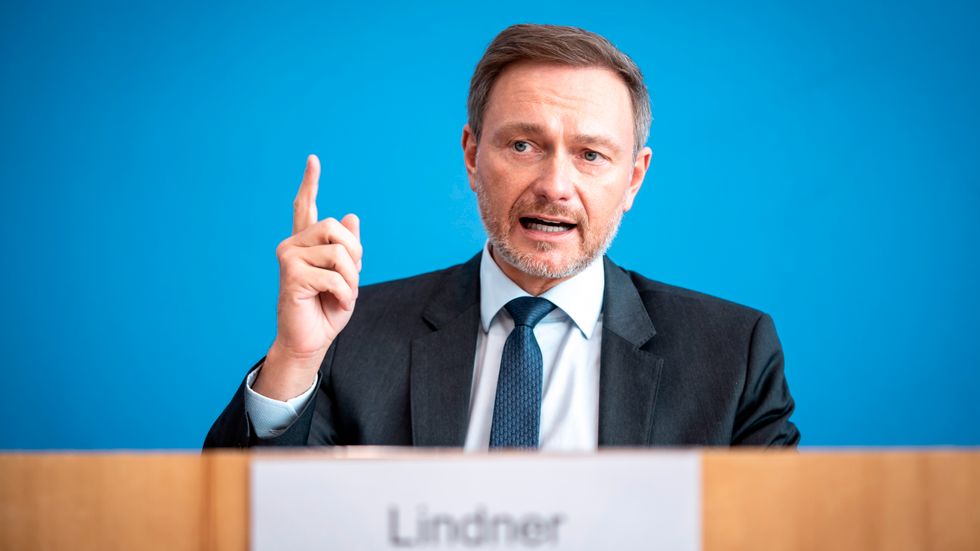 Tysklands finansminister Christian Lindner.