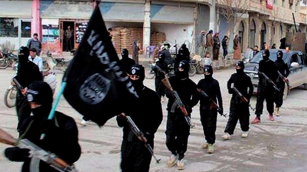 Soldater från al-Qaida-länkade terrororganisationen Isis.