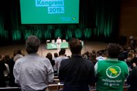 Isabella Lövins efterträdare väljs på en extrainsatt digital kongress den 31 januari. Bild från Miljöpartiets kongress förra året.