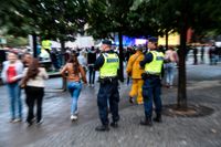 Evenemanget We are Sthlm pågår för fullt i Kungsträdgården i Stockholm. I år är fler poliser och annan säkerhetspersonal på plats och nytt är att även övervakningskameror sätts upp. Bilden togs under fjolårets festival.