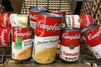 Livsmedelskoncernen Campbell Soup steg kraftigt på New Yorkbörsen. Arkivbild
