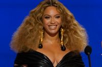 Beyoncé på Grammy-galan 2021. Arkivbild.