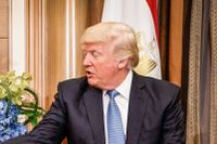 Trump träffade Egyptens president Abdel Fattah al-Sisi i Saudiarabiens huvudstad Riyadh i maj förra året.