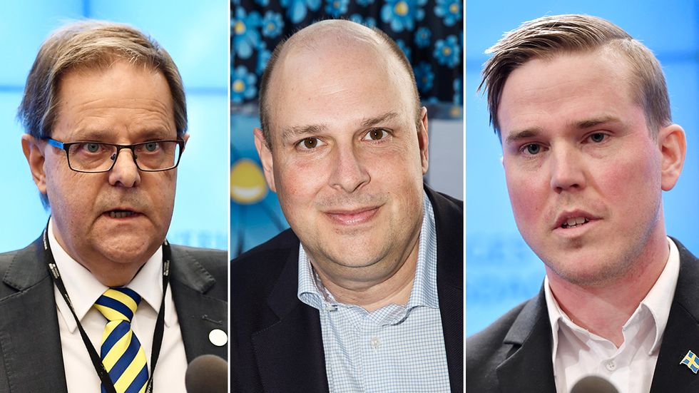 Avhopparna Olle Felten (SD), Patrik Reslow (M) och Jeff Ahl (SD) representerar nu andra partier än vad de blev invalda i riksdagen för.