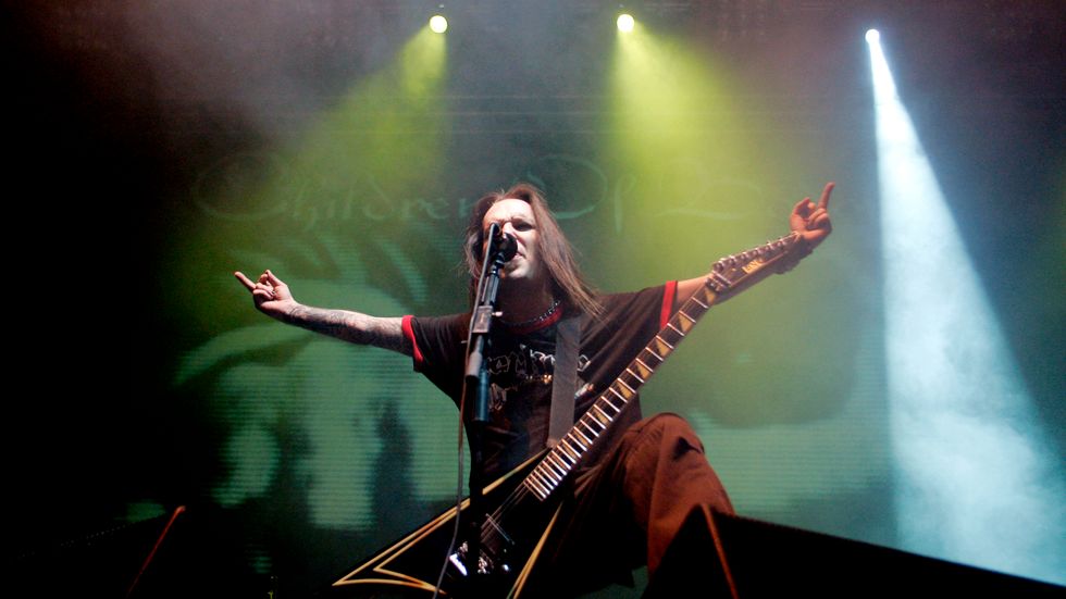Children of Bodoms sångare Alexi Laiho är död. Arkivbild.