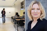 "Politikerna tar inte ansvar" säger Johanna Jaara Åstrand, ordförande i Lärarförbundet.
