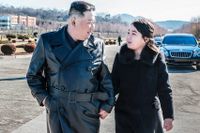 Kim Ju Ae visades upp med sin pappa, Nordkoreas ledare Kim Jong-Un.