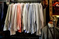 Begagnade kläder minskar det ekologiska fotavtrycket.