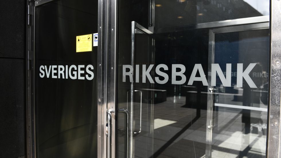 Riksbanken redogör för penningpolitiken 2022. Arkivbild