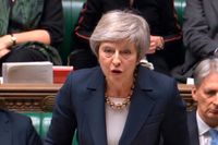 Storbritanniens premiärminister Theresa May väntas skjuta upp parlamentsomröstning om brittiskt utträdesavtal med EU. Arkivbild