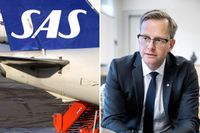 Näringsminister Mikael Damberg (S) öppnar för en försäljning av resten av statens aktier i SAS.