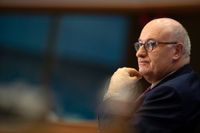EU:s handelskommissionär Phil Hogan ger upp kampen om att bli ny generaldirektör för WTO. Arkivfoto.