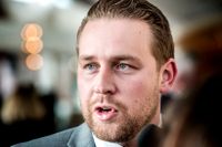 Sverigedemokraternas gruppledare, Mattias Karlsson. 