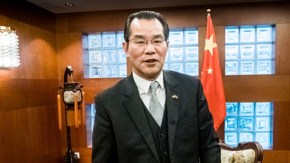  Kinas ambassadör Gui Congyou.