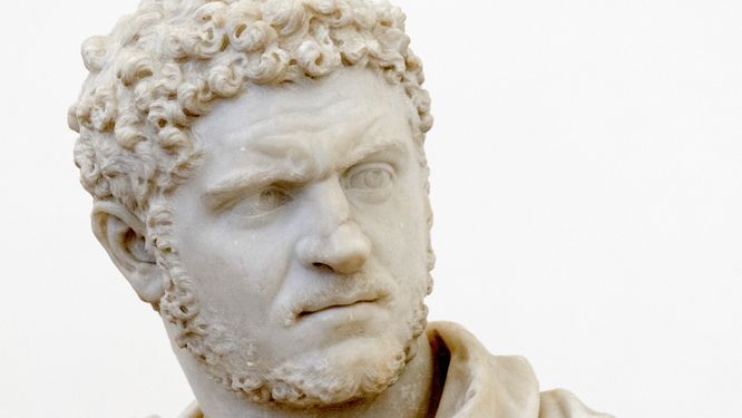 Den romerske kejsaren Caracalla mördade sin bror Geta.