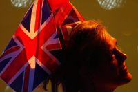 En brittisk Eurovisionsupporter från tidigare år. Arkivbild.