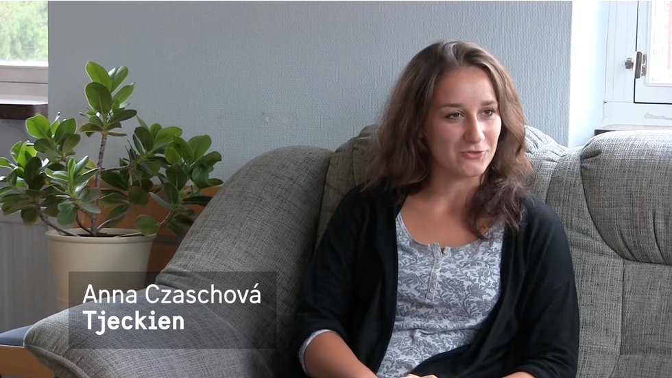I en video på Svenska institutets hemsida berättar bland andra tjeckiskan Czaschová om varför hon har valt att läsa svenska.