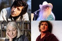 Leonard Cohen, Leon Russell, Jenny Diski och Gene Wilder har alla gått bort i år.