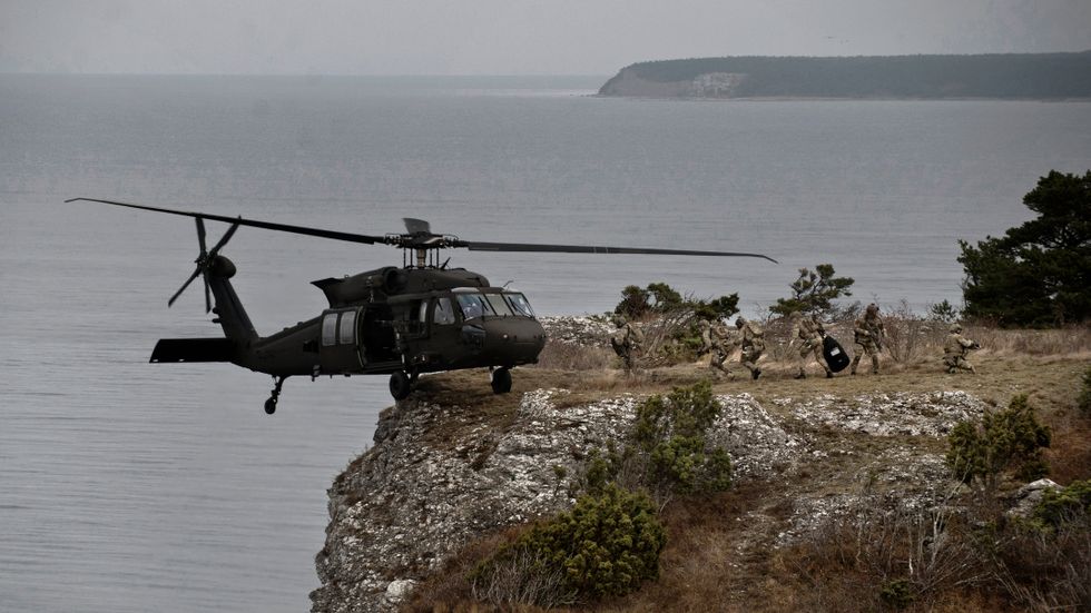 Specialförbanden övar nationellt försvar på Gotland.